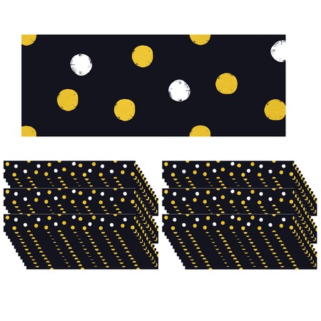 Trend Enterprises I Heart Metal Dots Bolder Borders, 35.75 Feet/Pack, PK6 T85600